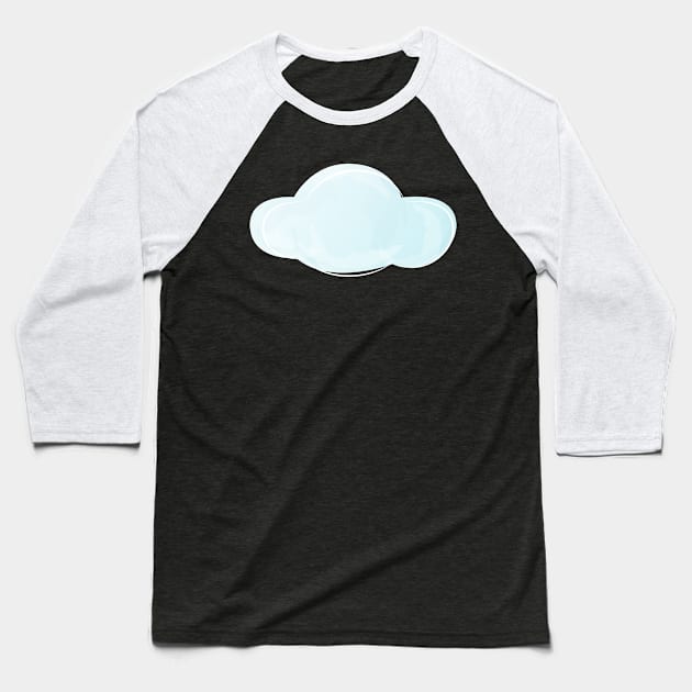 cloud Baseball T-Shirt by O2Graphic